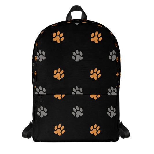 School Color Cat print Backpack