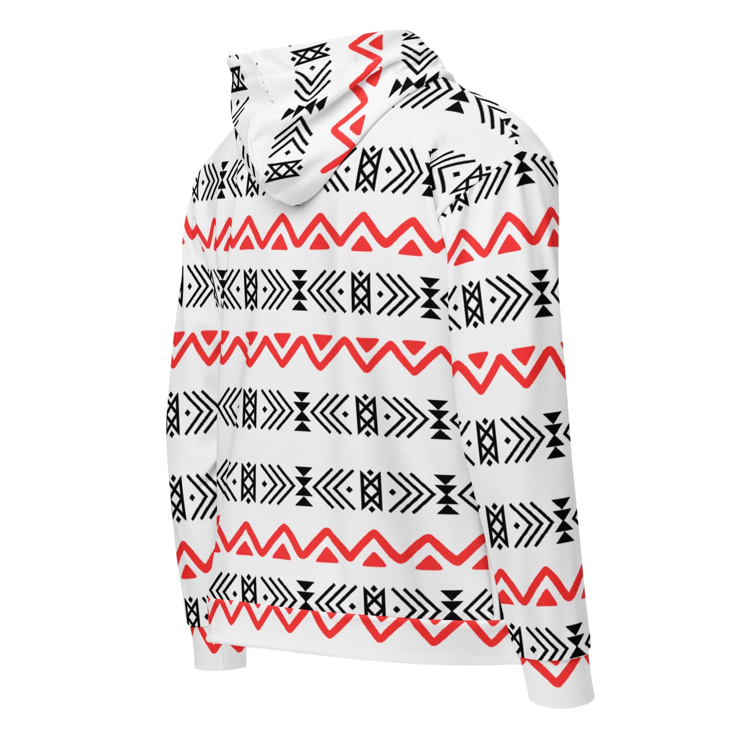 African Print Unisex Zip Hoodie