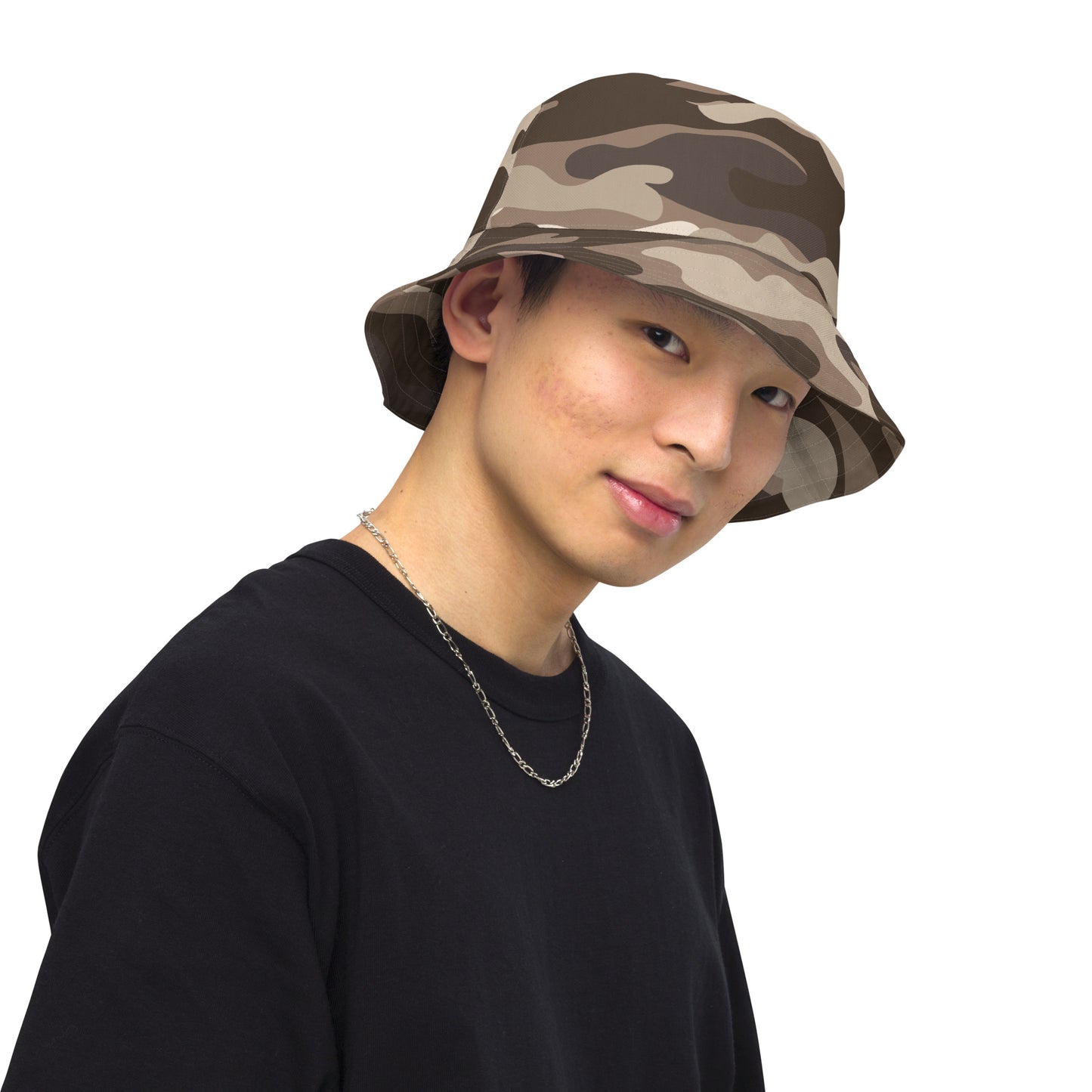 Brown Fatigue Bucket Hat