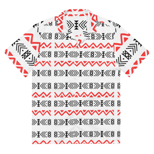 African Print Unisex Button Down Shirt