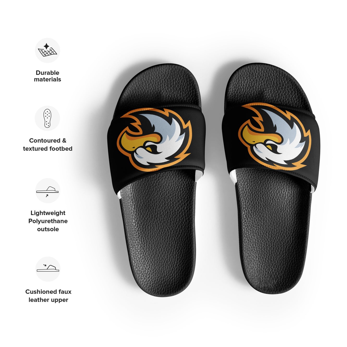 Custom School Mascot Men’s slides