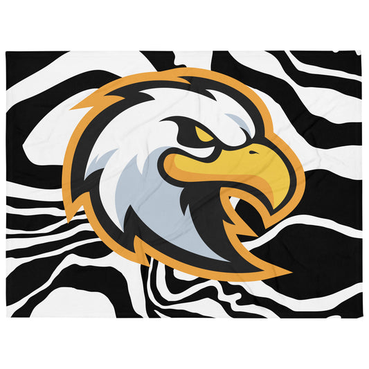 Customized School Mascot Throw Blanket