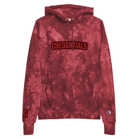 Credentials Unisex Champion tie-dye hoodie