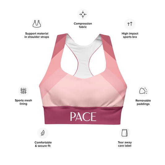 Longline sports bra