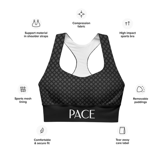 Longline sports bra