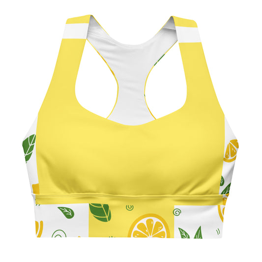 Lemon Longline sports bra