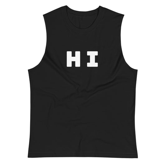 HI/BYE Unisex Muscle Shirt