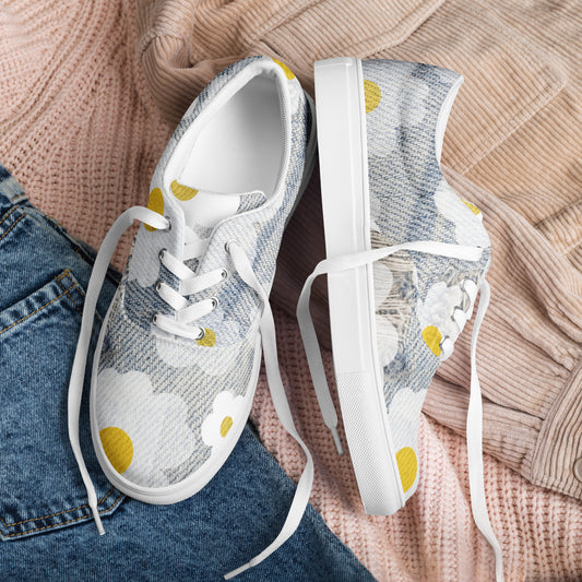 Women’s Daisy lace-up canvas shoes
