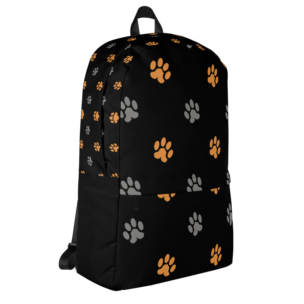 School Color Cat print Backpack