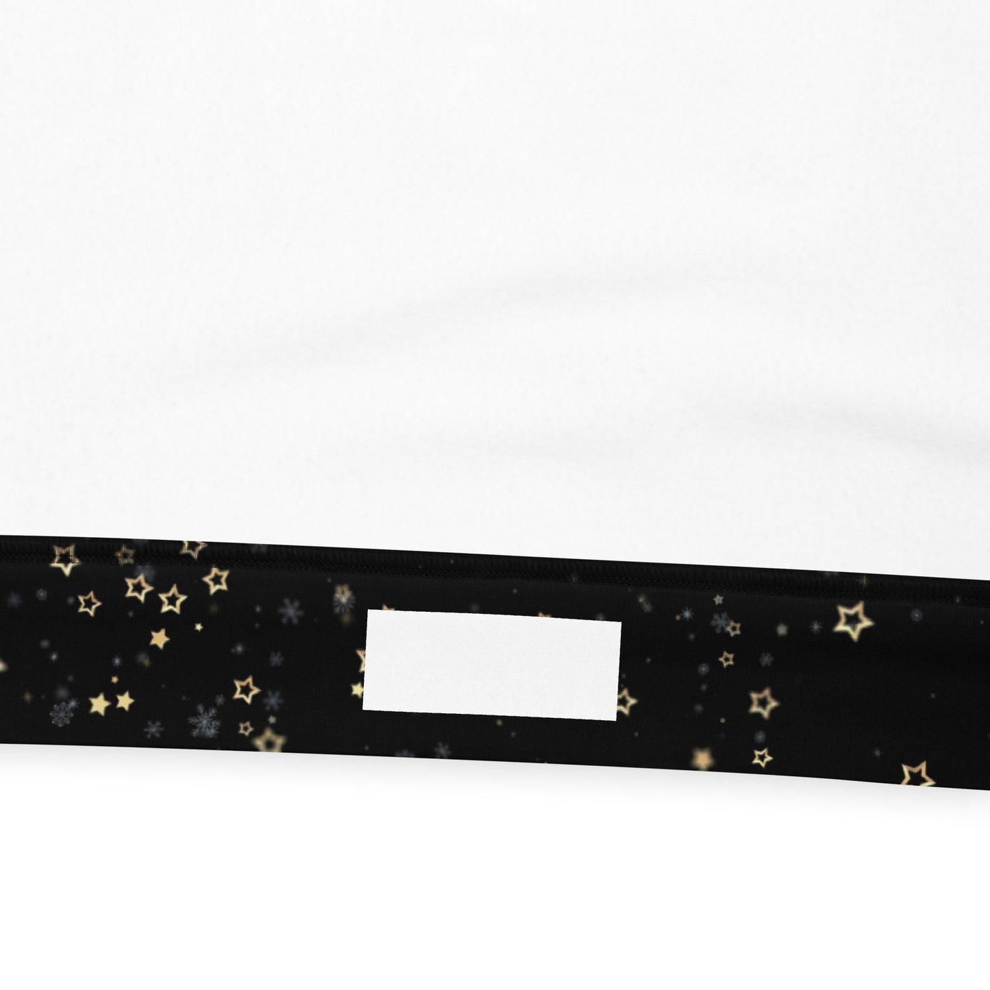 Star Unisex Black and Gold Hoodie