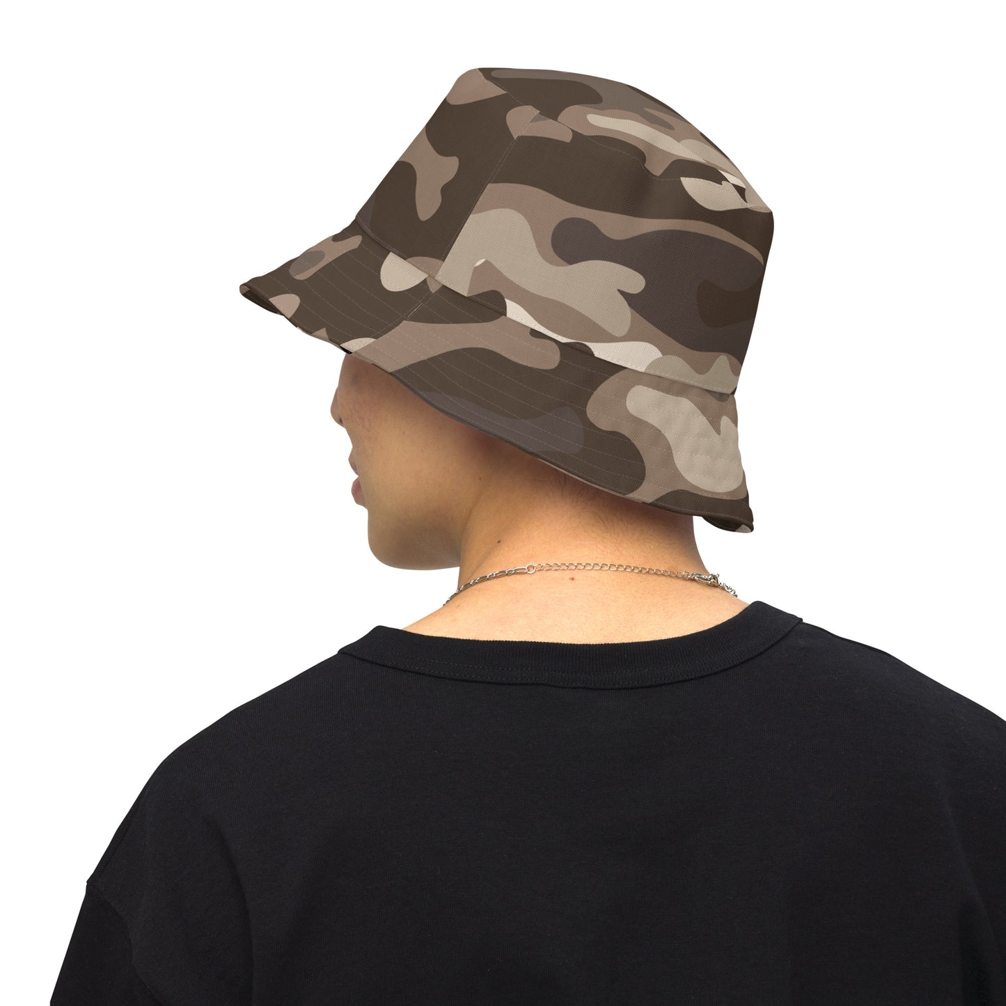 Brown Fatigue Bucket Hat