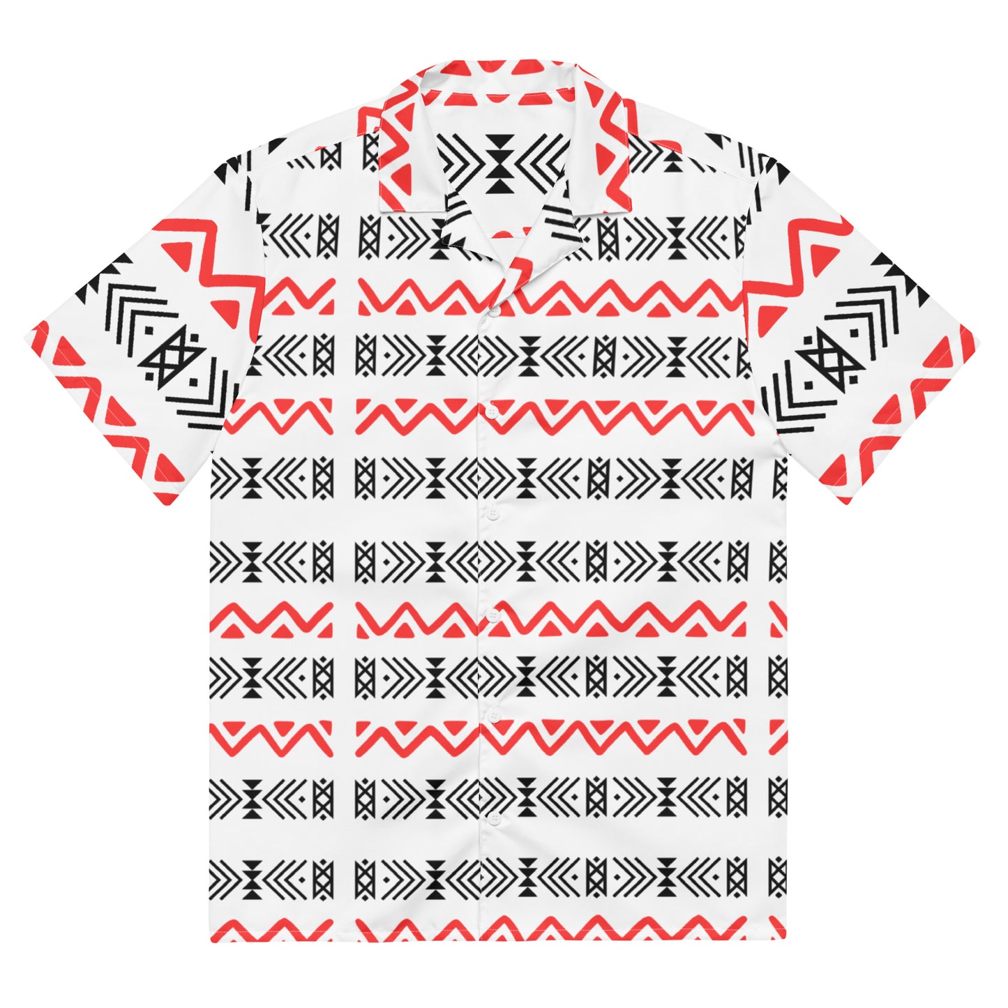 African Print Unisex Button Down Shirt