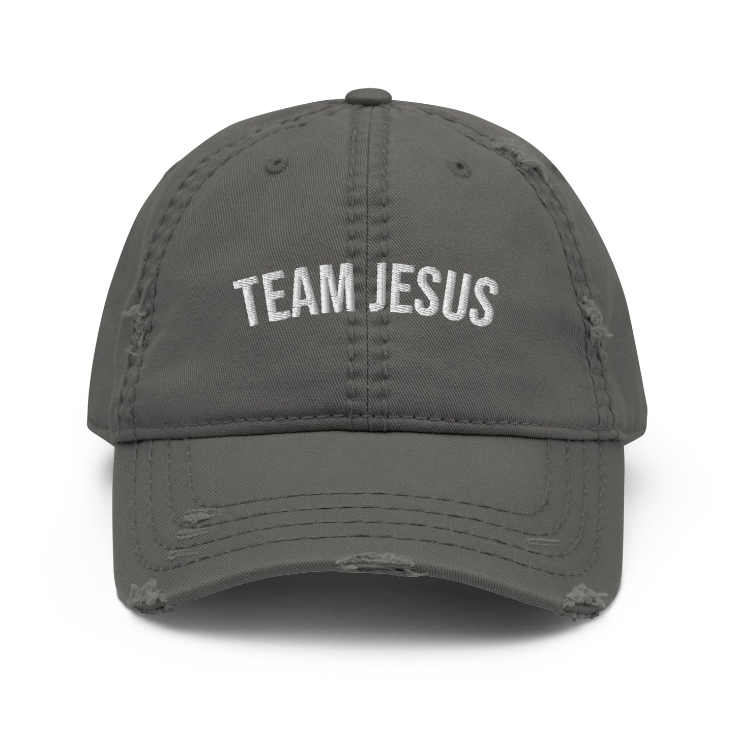 Team Jesus Distressed Dad Hat