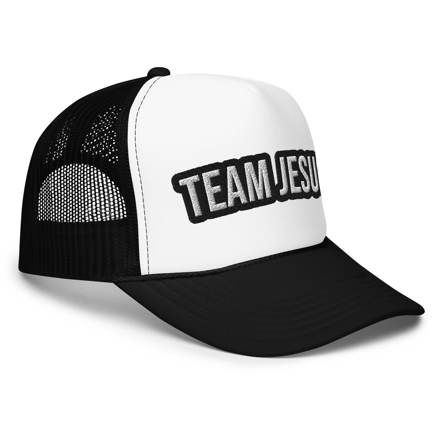 Team Jesus Foam trucker hat