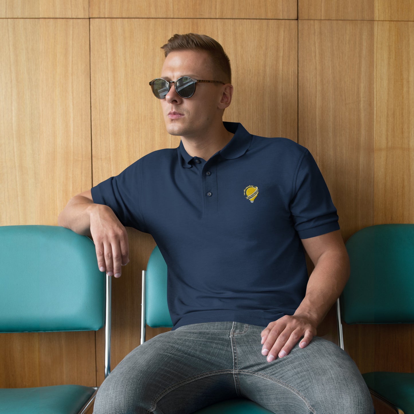 Custom Embroidery Men's Premium Polo