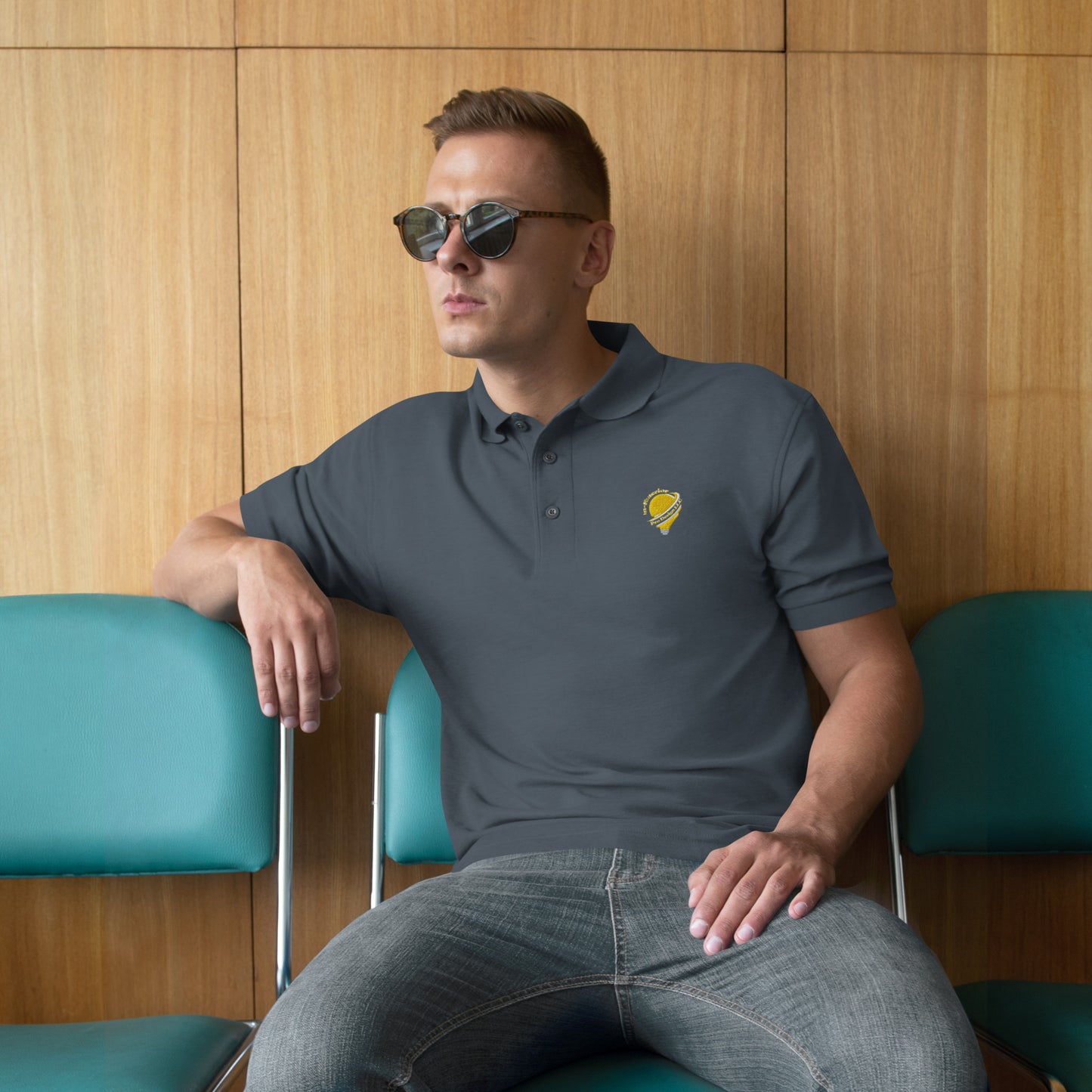 Custom Embroidery Men's Premium Polo