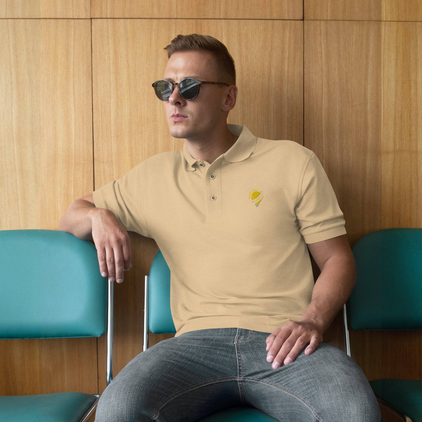 Custom Embroidery Men's Premium Polo