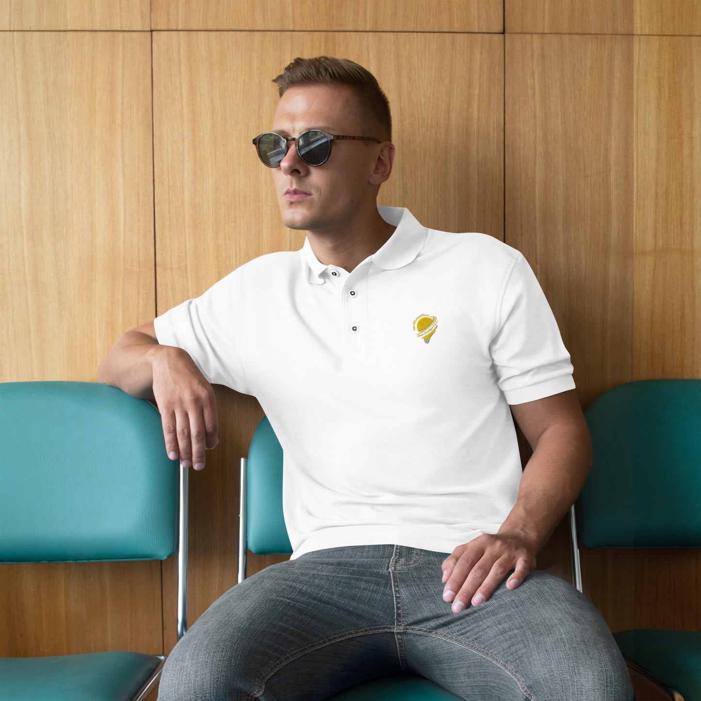 Custom Embroidery Men's Premium Polo