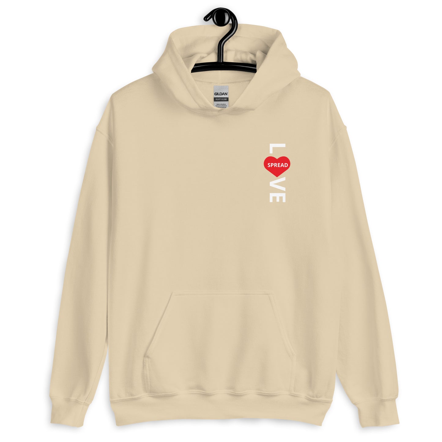 SPREAD LOVE NOT WAR Unisex Hoodie