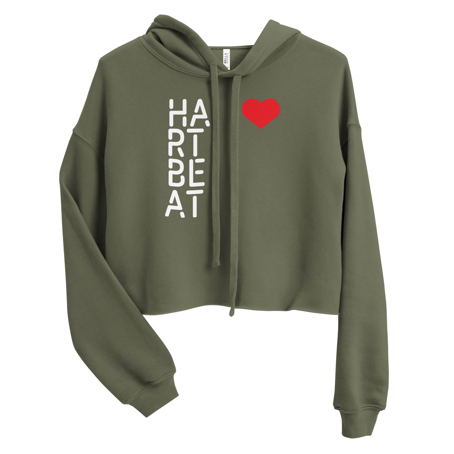 HeartBeat Crop Hoodie