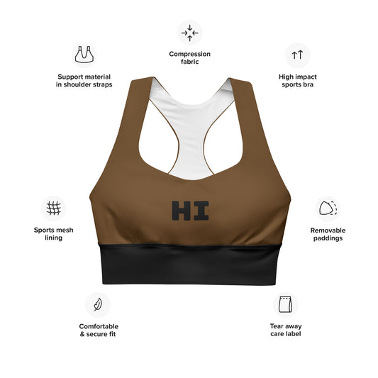 HI / BYE Longline sports bra