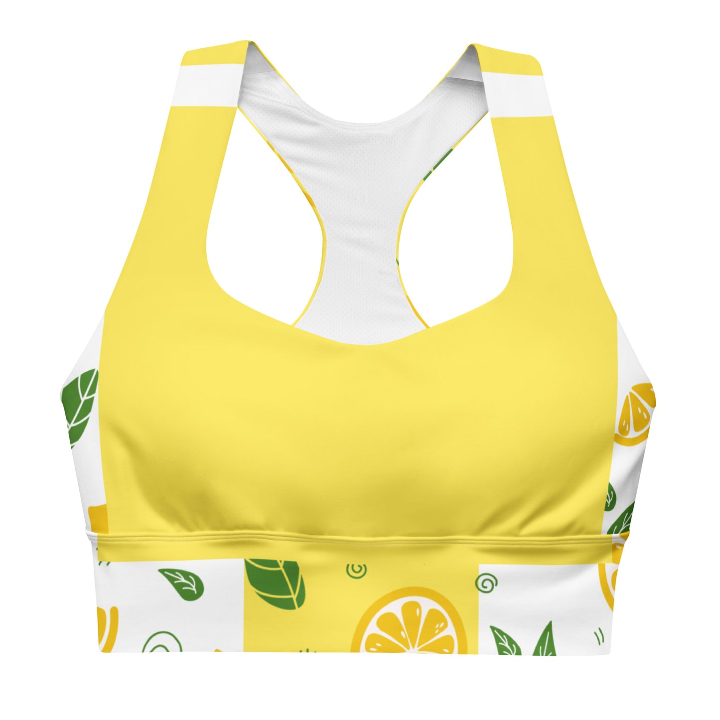 Lemon Longline sports bra