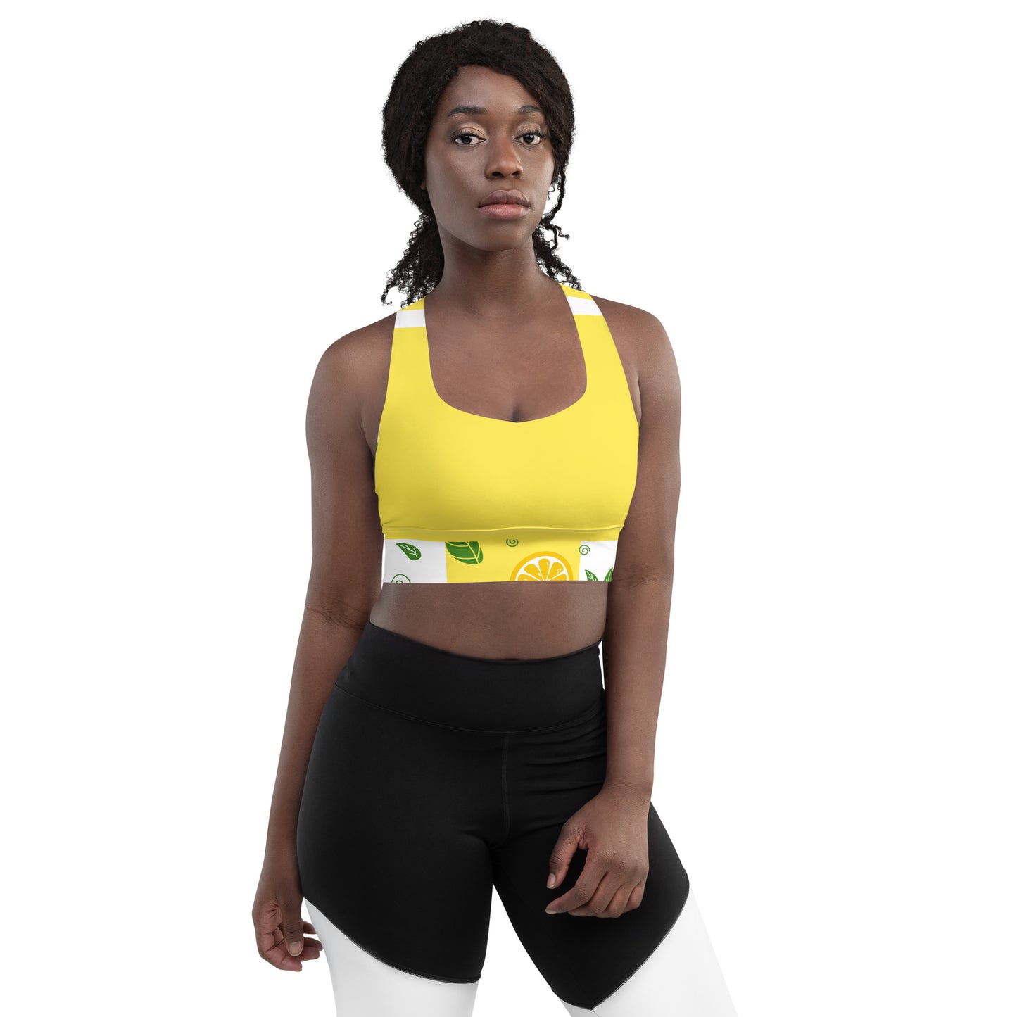 Lemon Longline sports bra