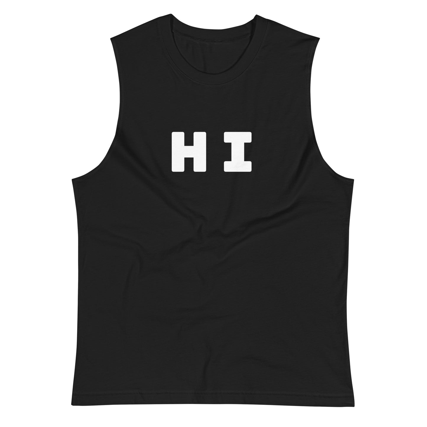 HI/BYE Unisex Muscle Shirt