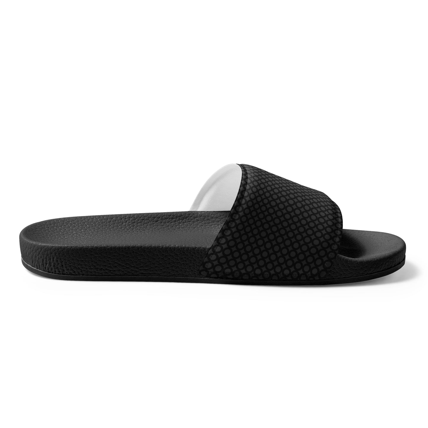 Black and Gray Women's slides