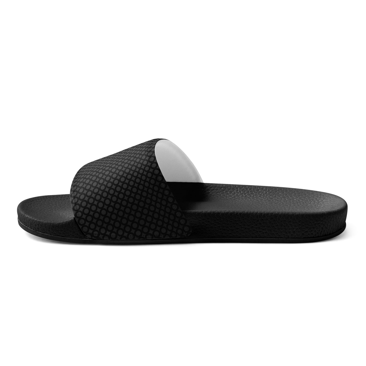 Black and Gray Women's slides
